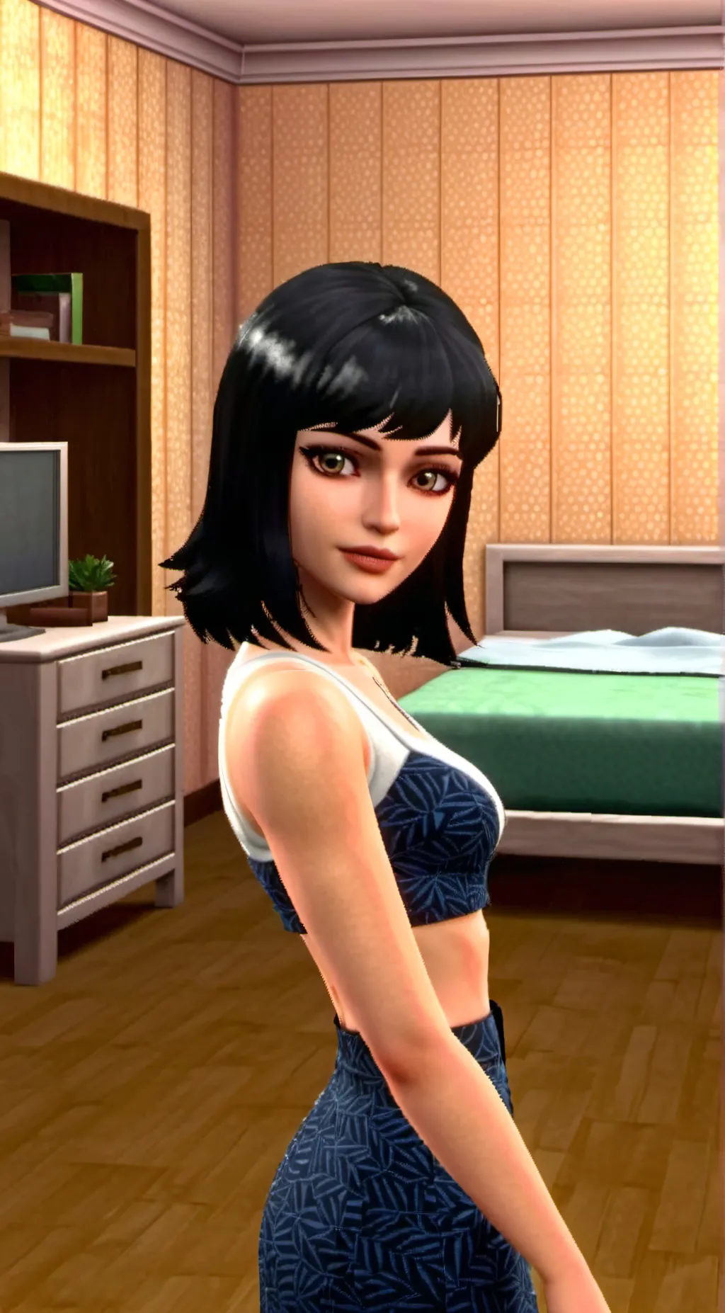 ai character: Nadia  background