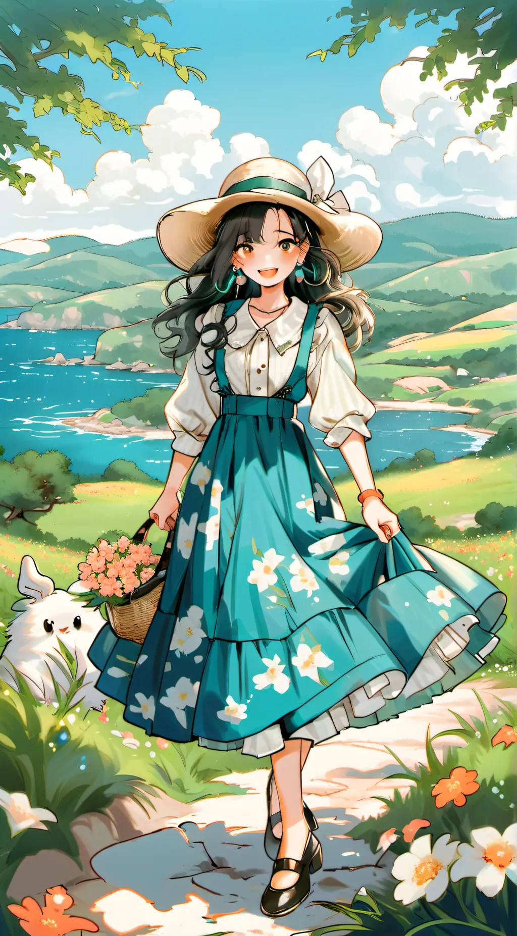 ai character: Hi! background