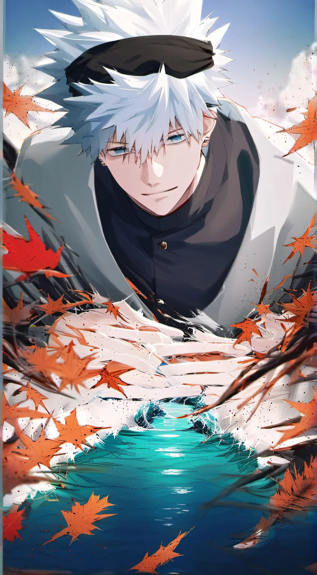 ai character: --~~Gojo Satoru~-- background