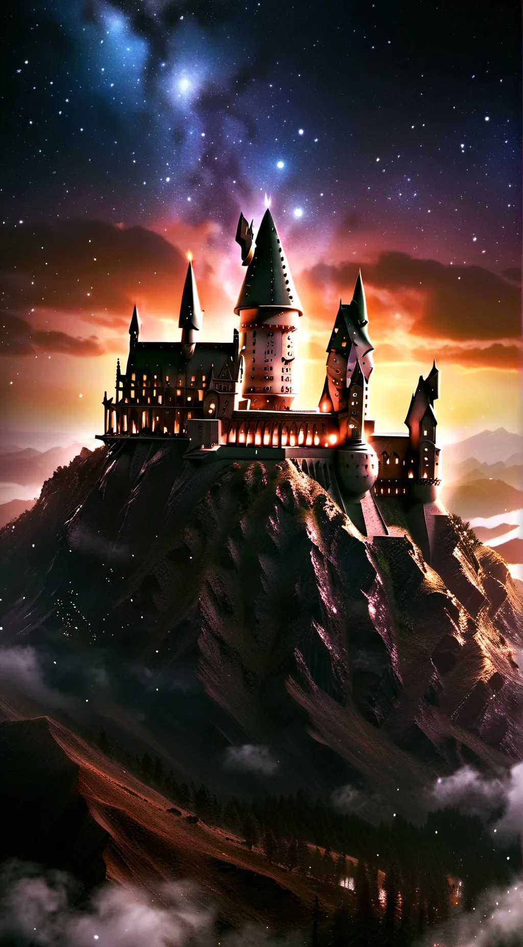 ai character: Hogwarts background