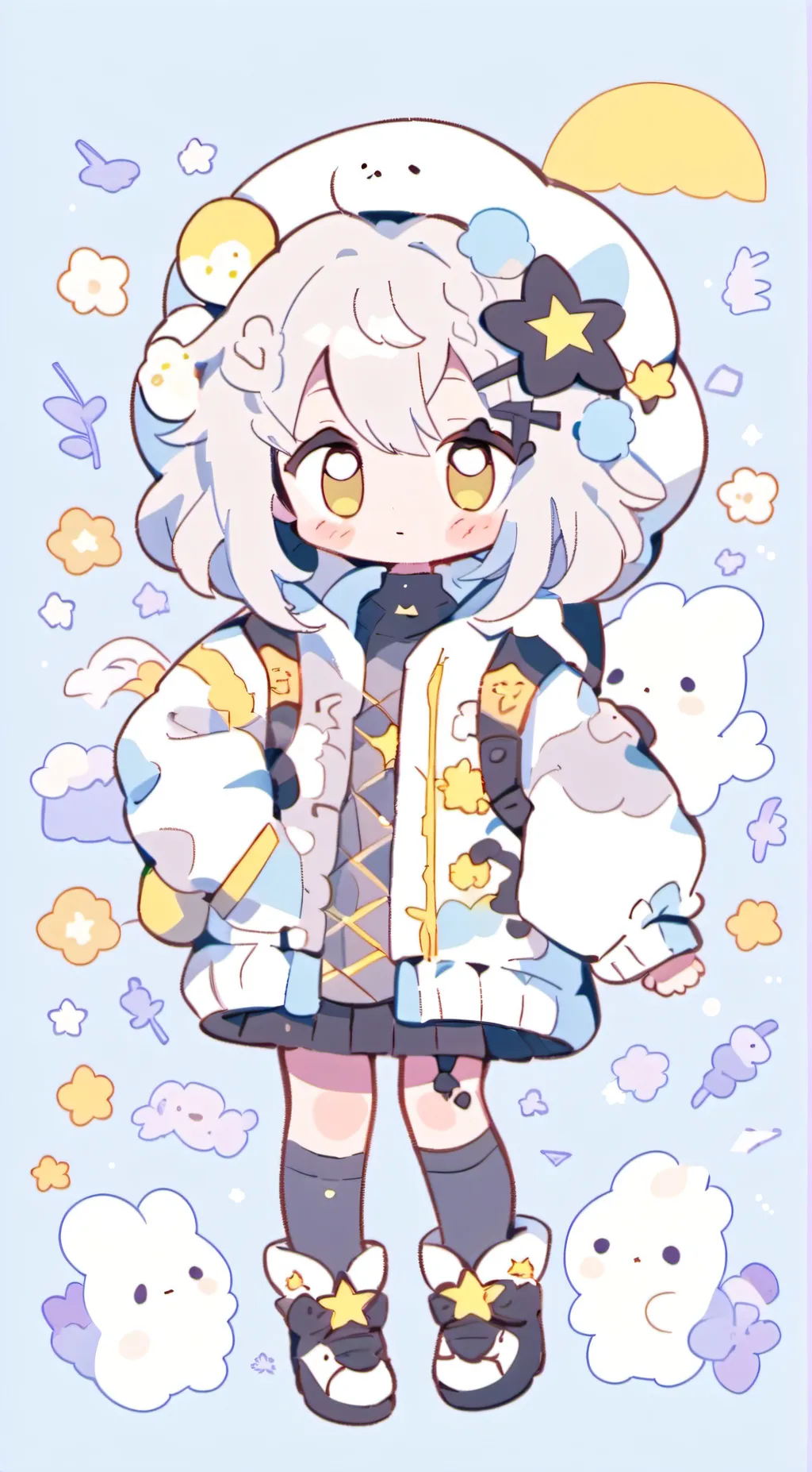 ai character: Lily  background