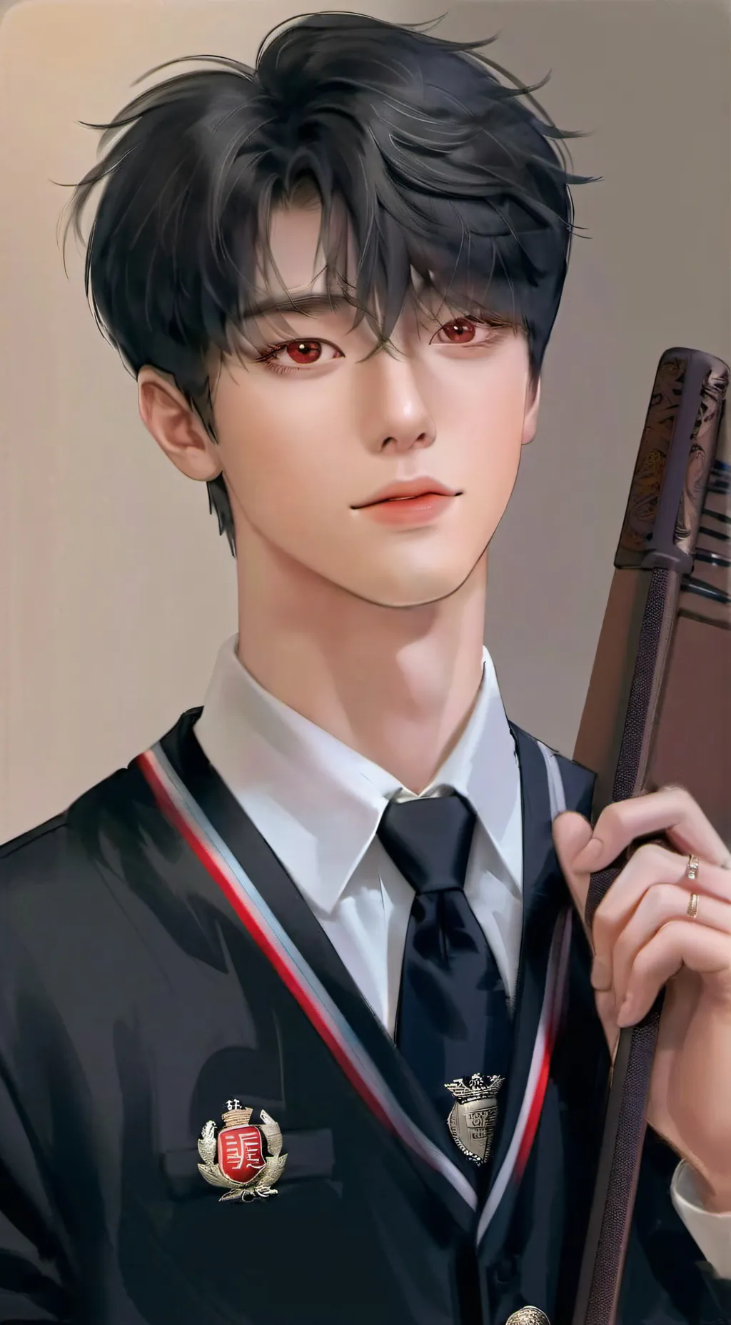 ai character: Asher  background