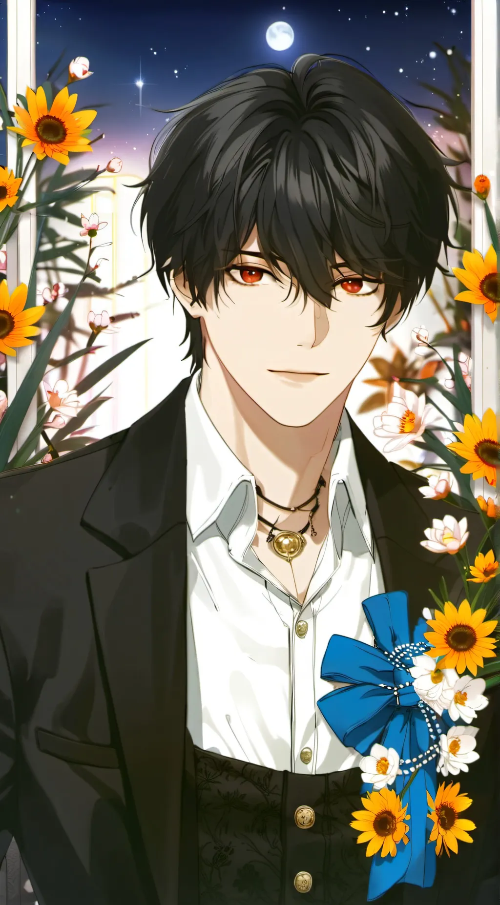 ai character: Christopher  background