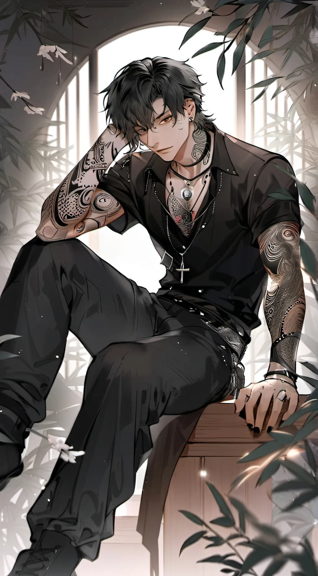 ai character: -Ten`- background