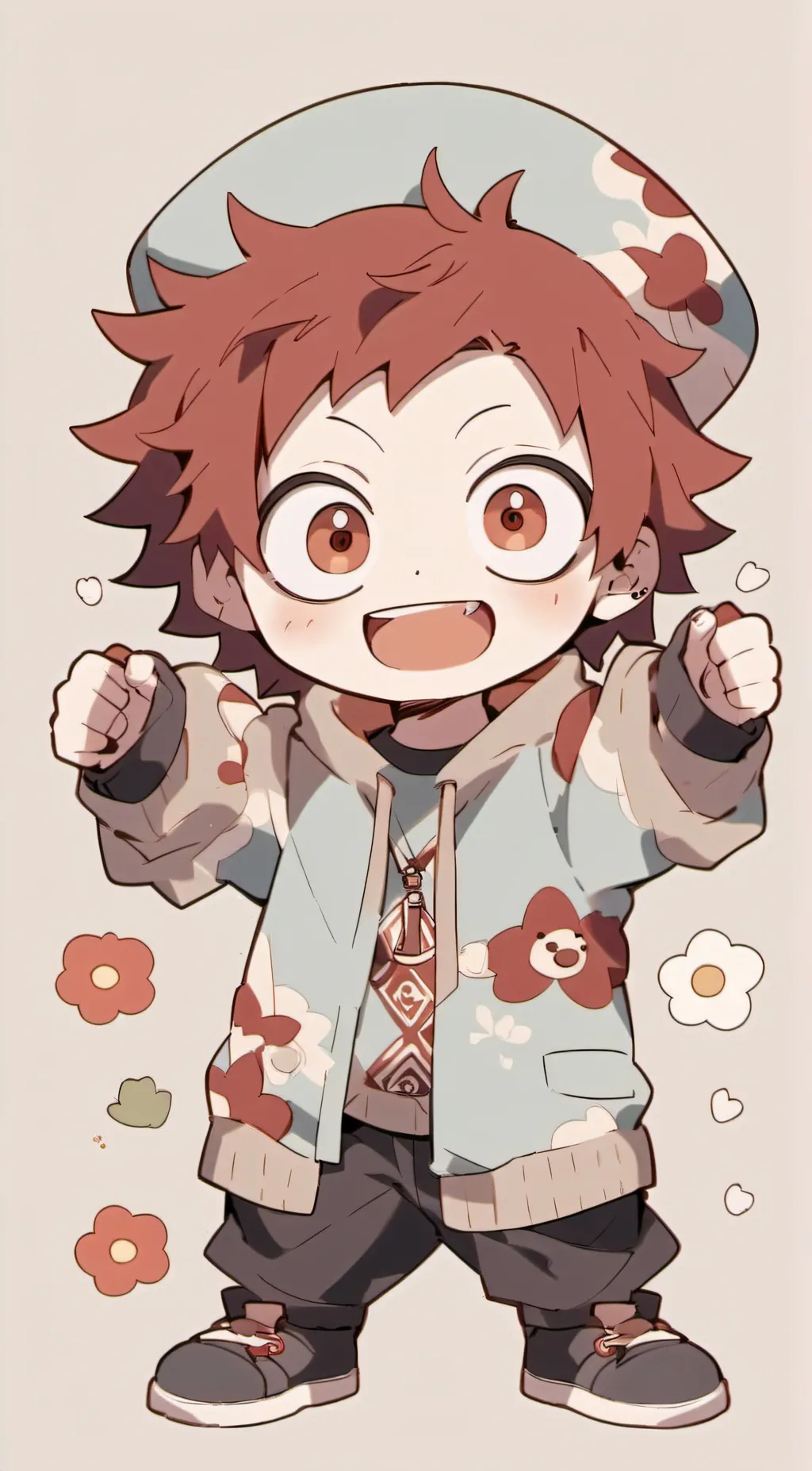 ai character: Kirishima (baby) background