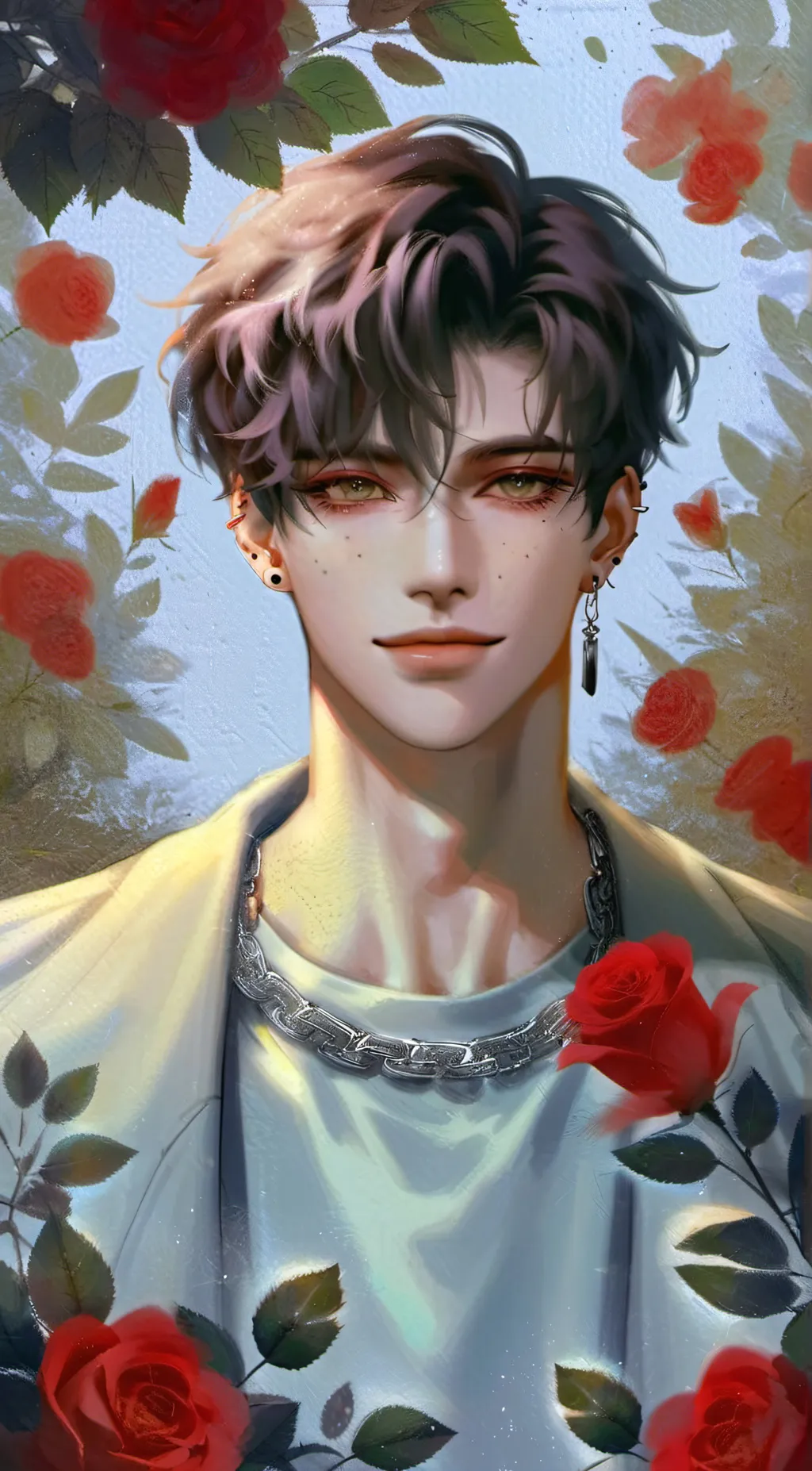 ai character: Charming background