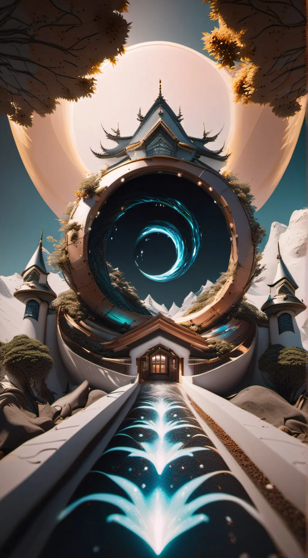 ai character: magic wave academy background