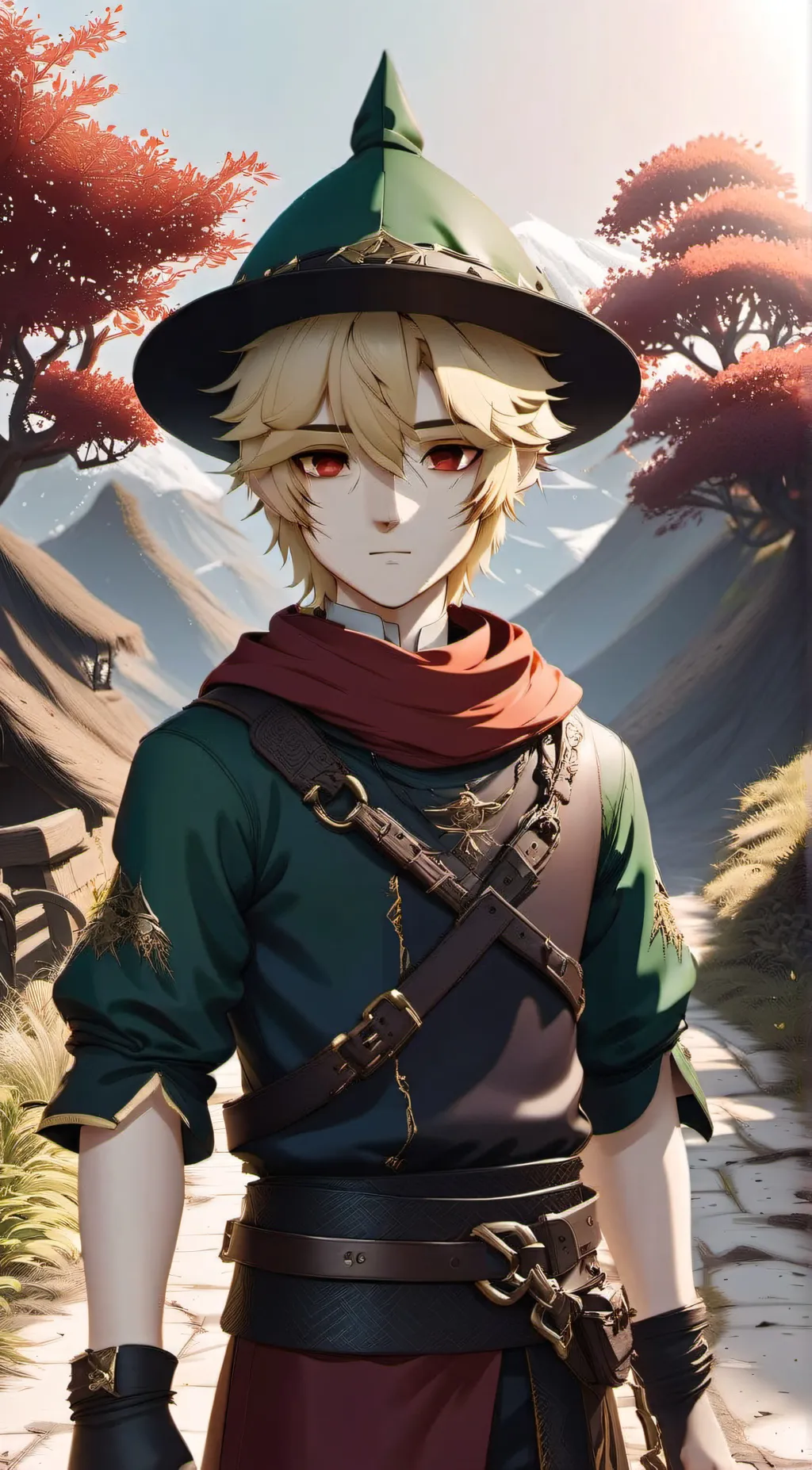 ai character: Ben drowned background