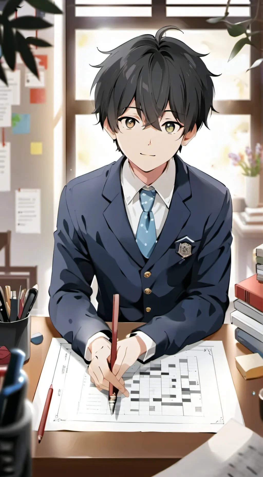 ai character: Evan background