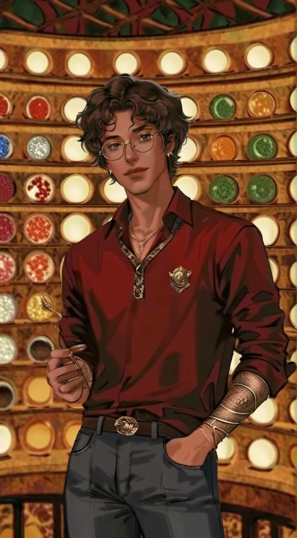 ai character: ♤~`James potter`~♤ background