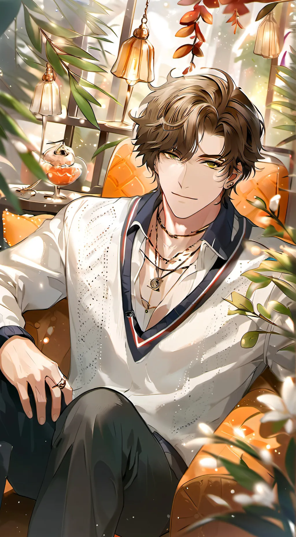 ai character: Davi (crush irl) background