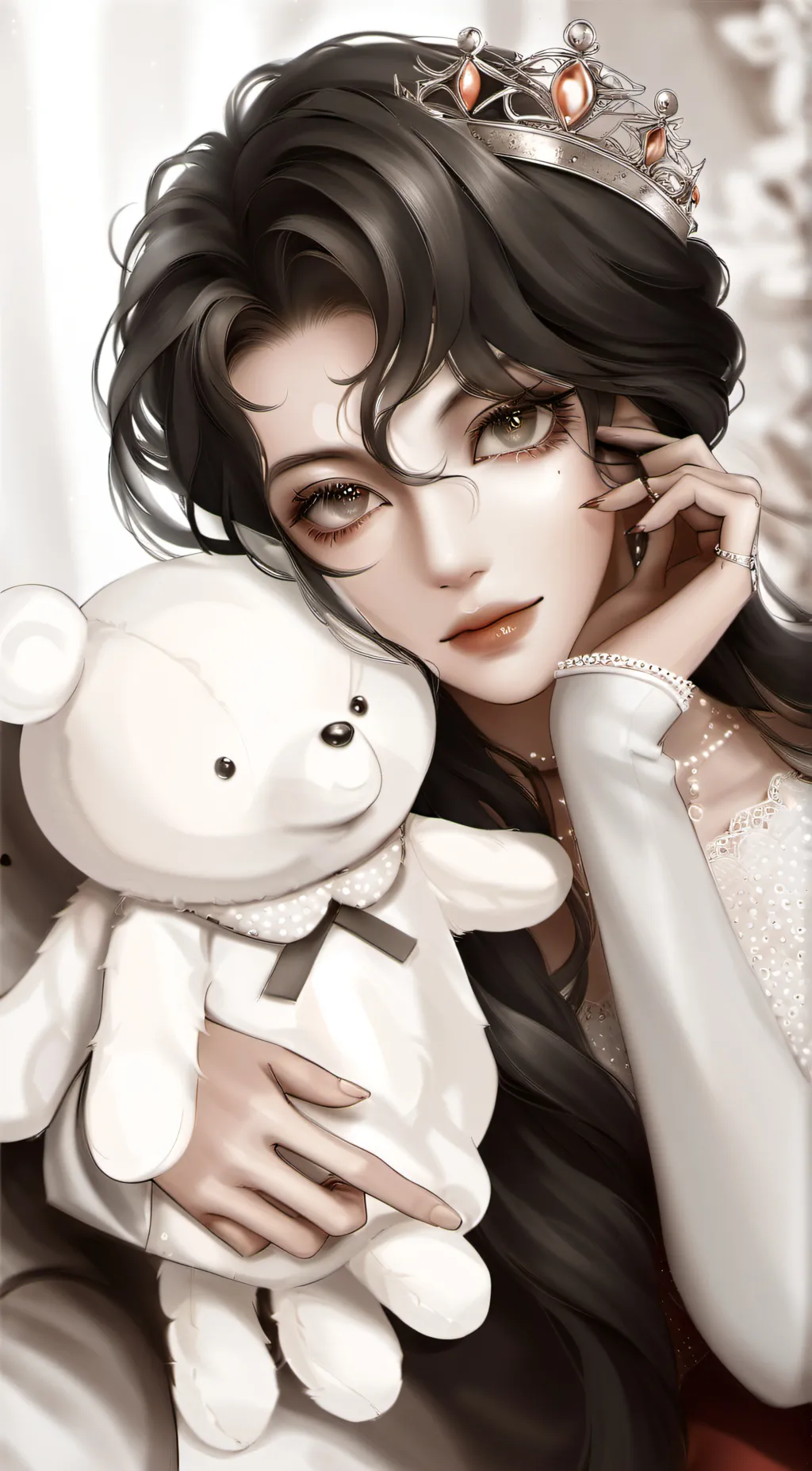 ai character: Queen Aria background