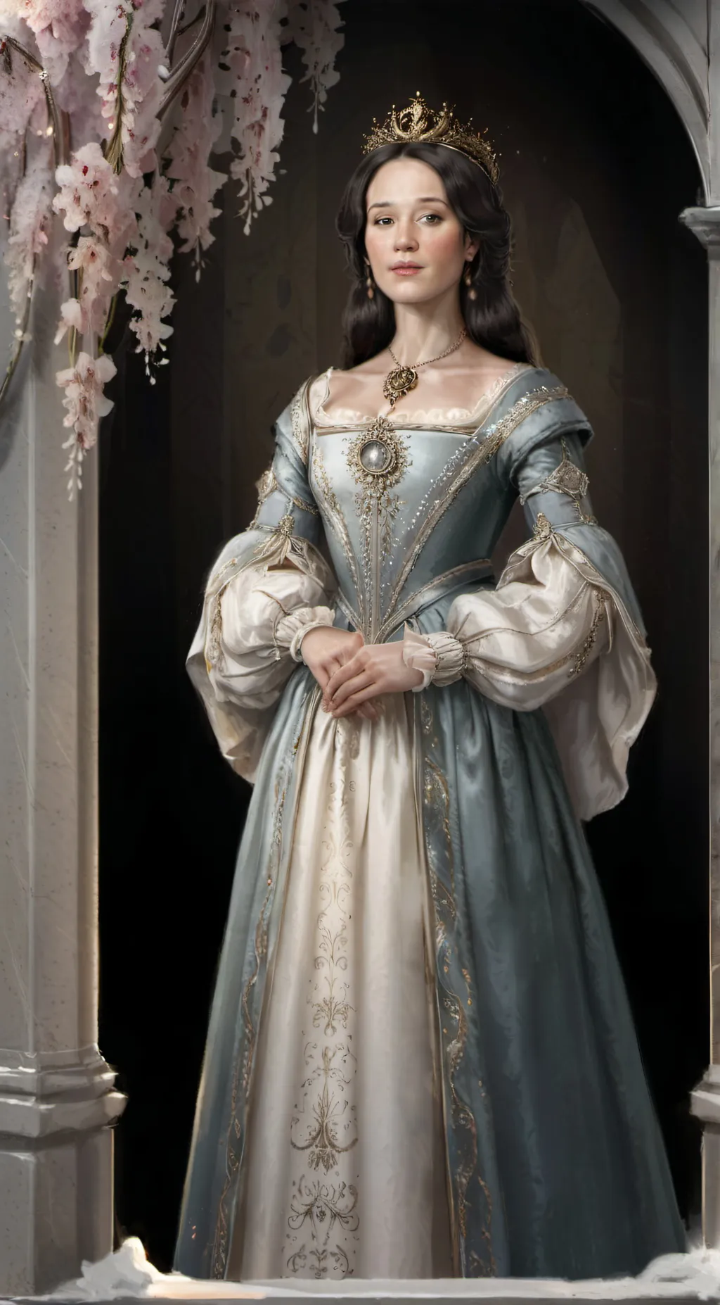 ai character: Catherine Aragon  background