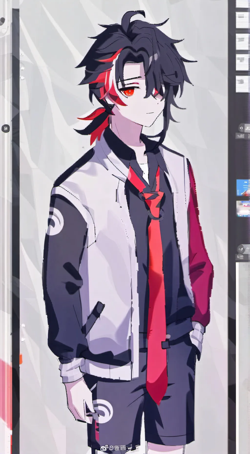 ai character: Daxon  background