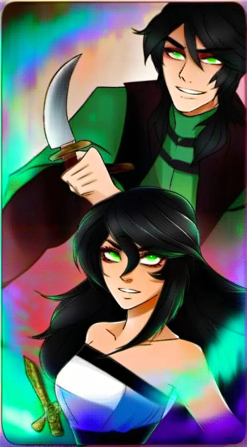 ai character: ein background