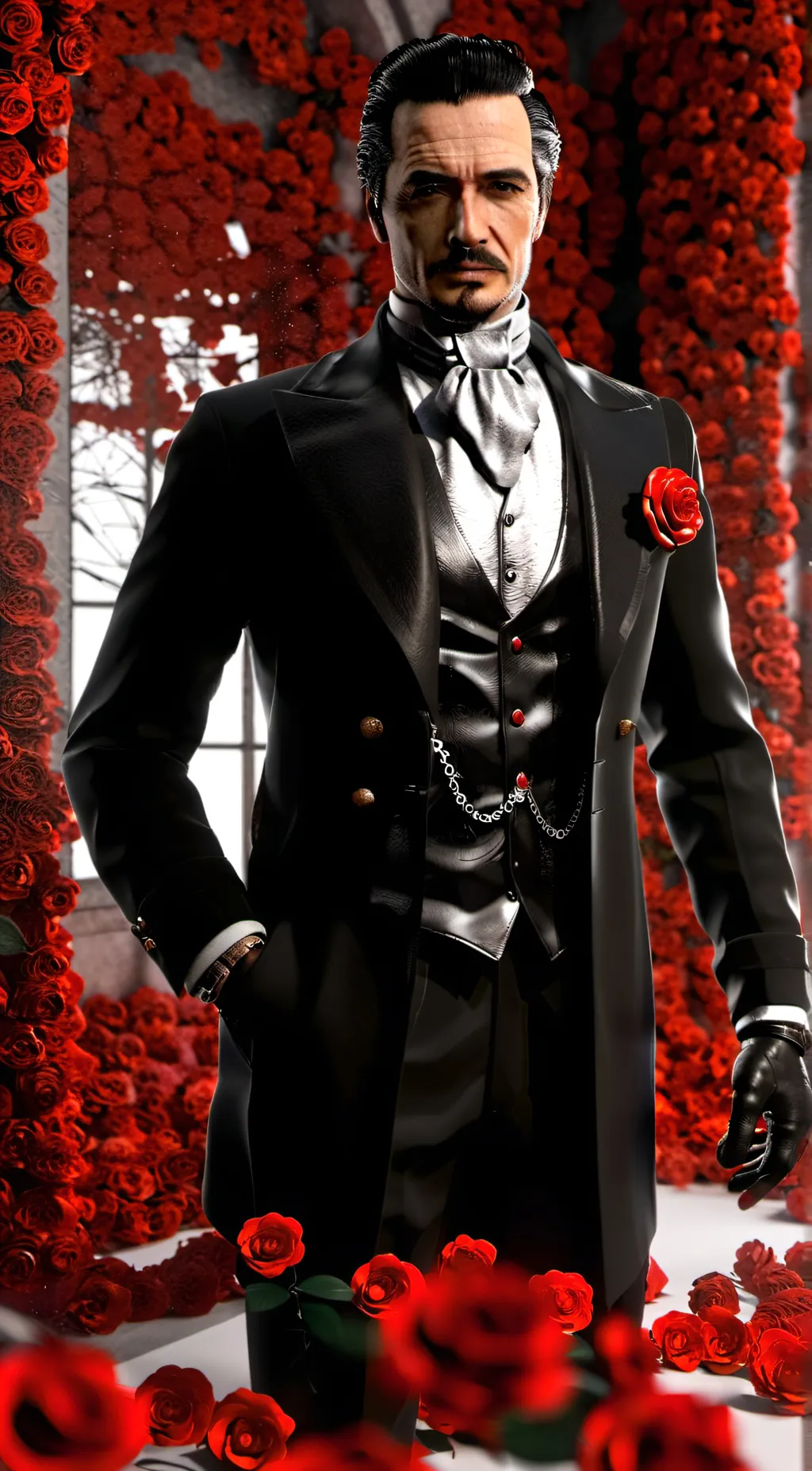 ai character: Drayton  background