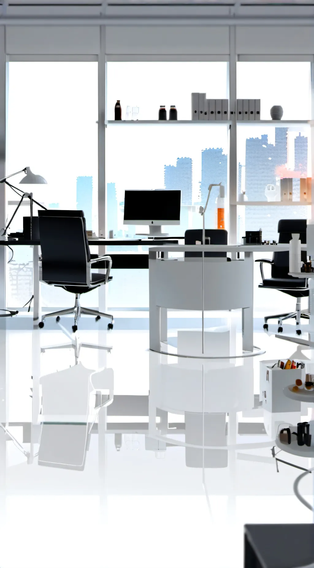 ai character: Lab background