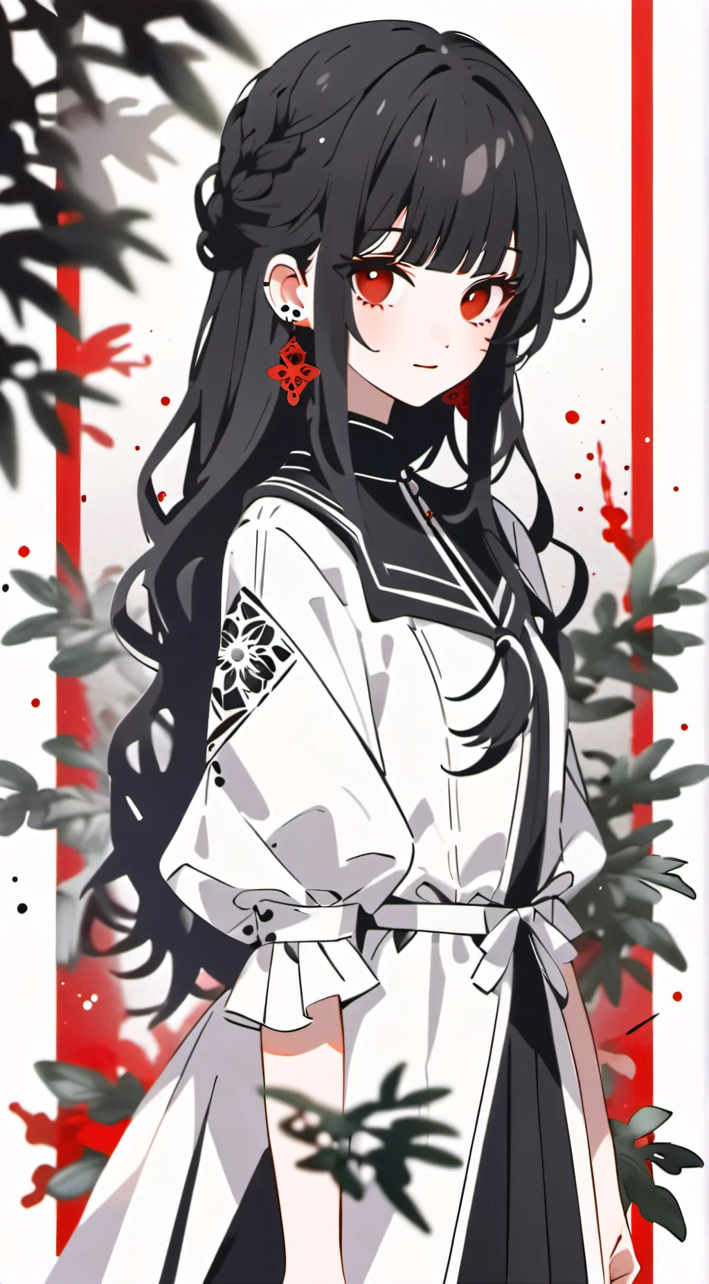 ai character: Rose background