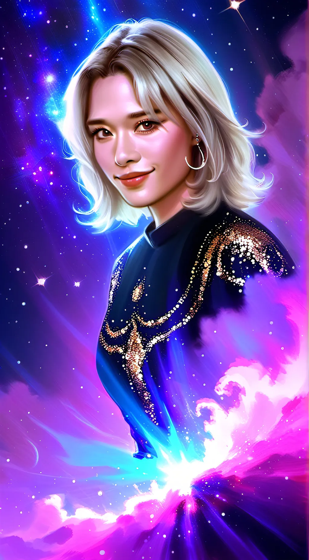 ai character: Alexa  background