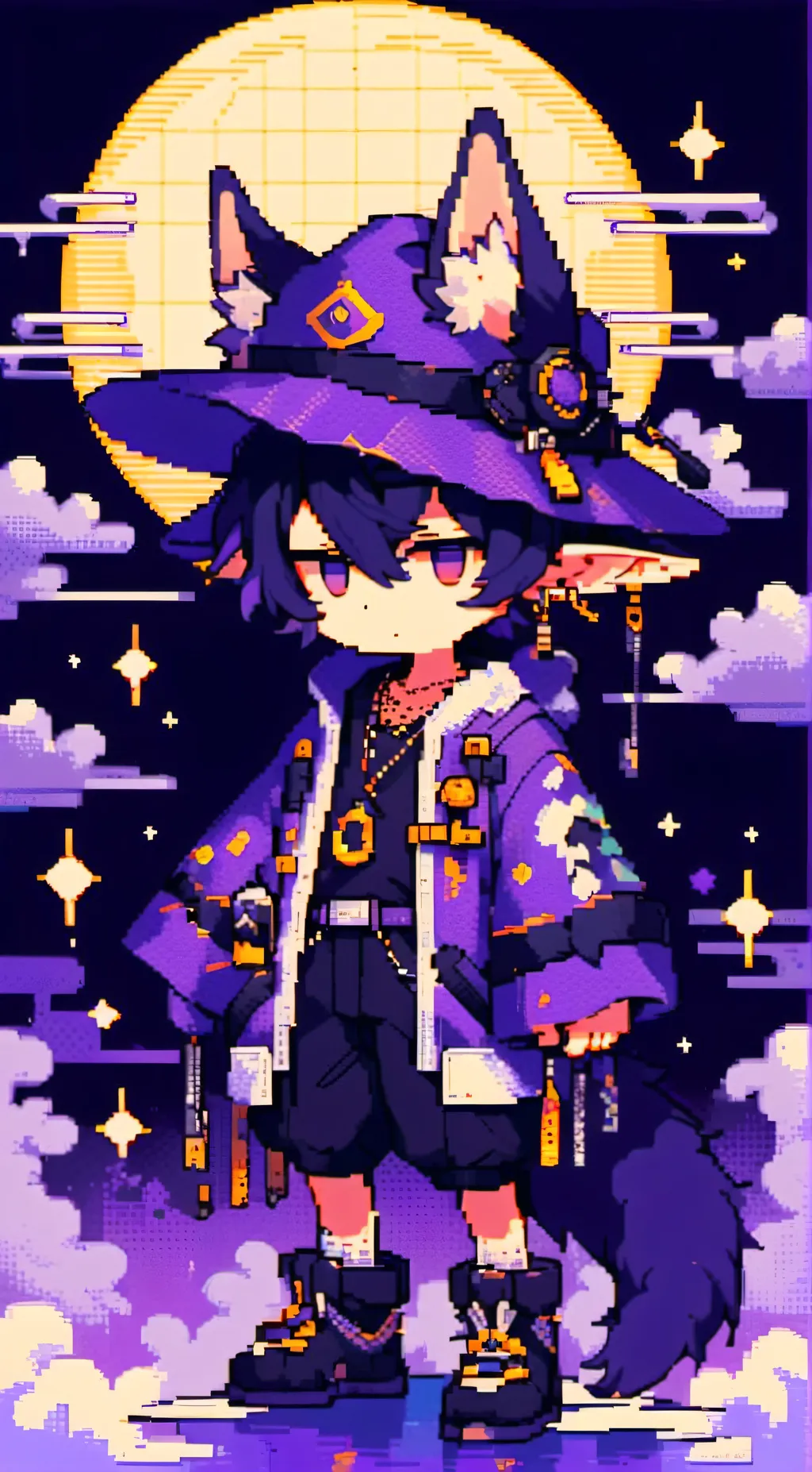 ai character: 💜CatNap💜 background