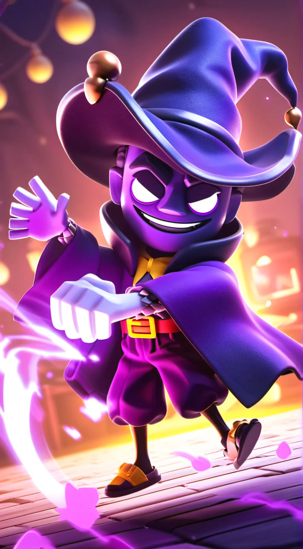 ai character: Puppet Master background