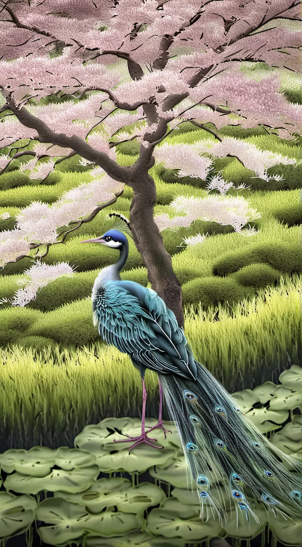 ai character: Bird background