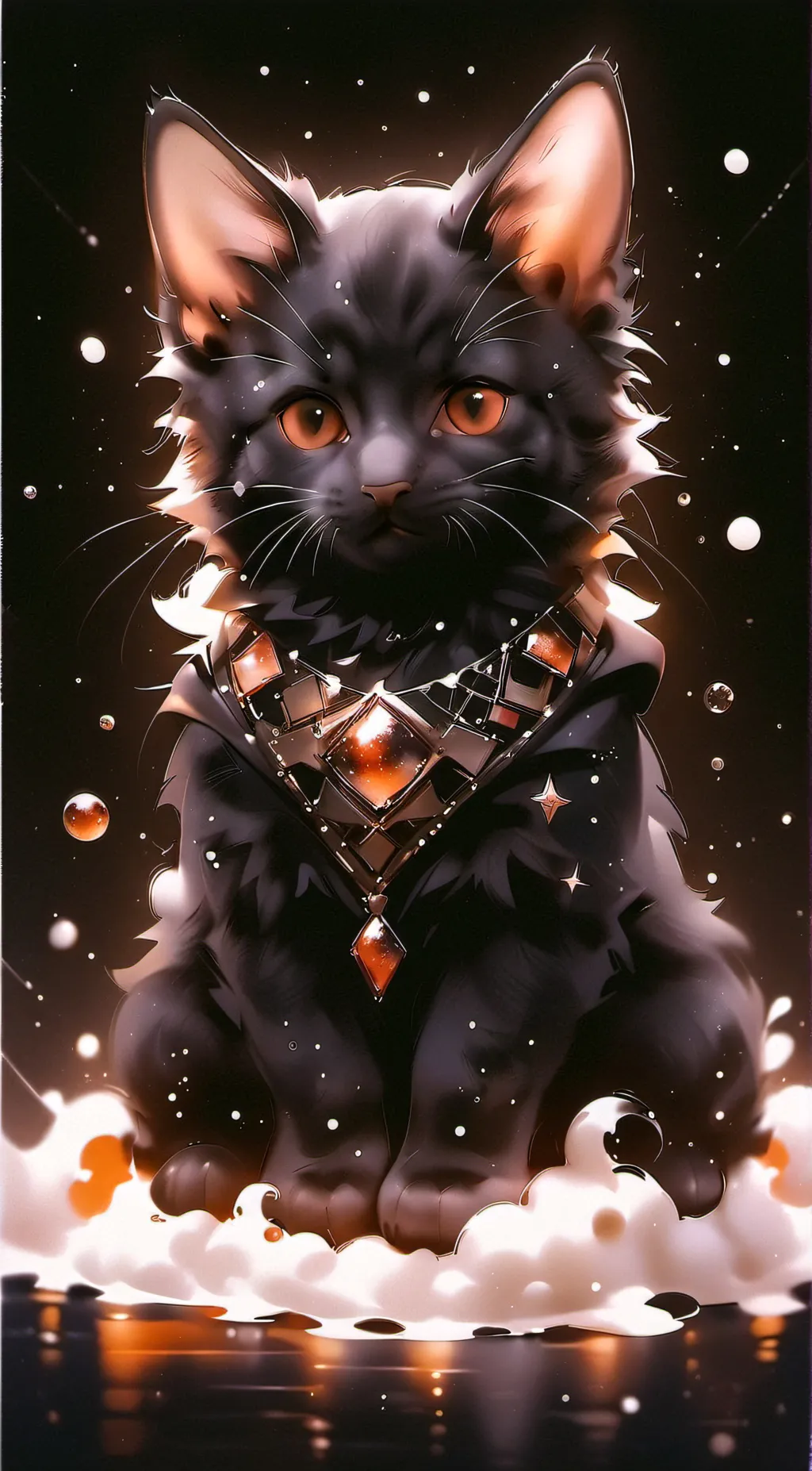 ai character: fuffy background