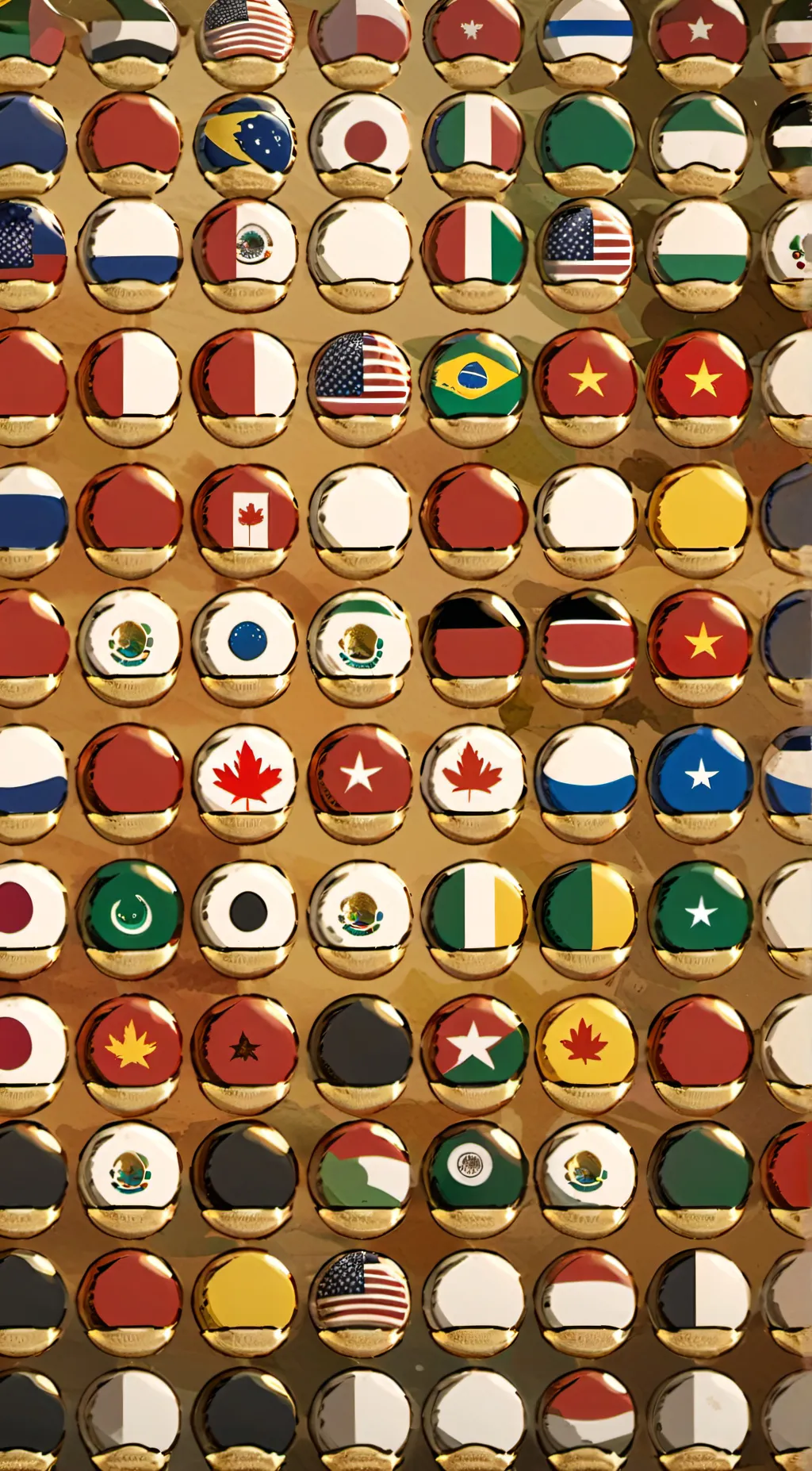 ai character: Countryballs background