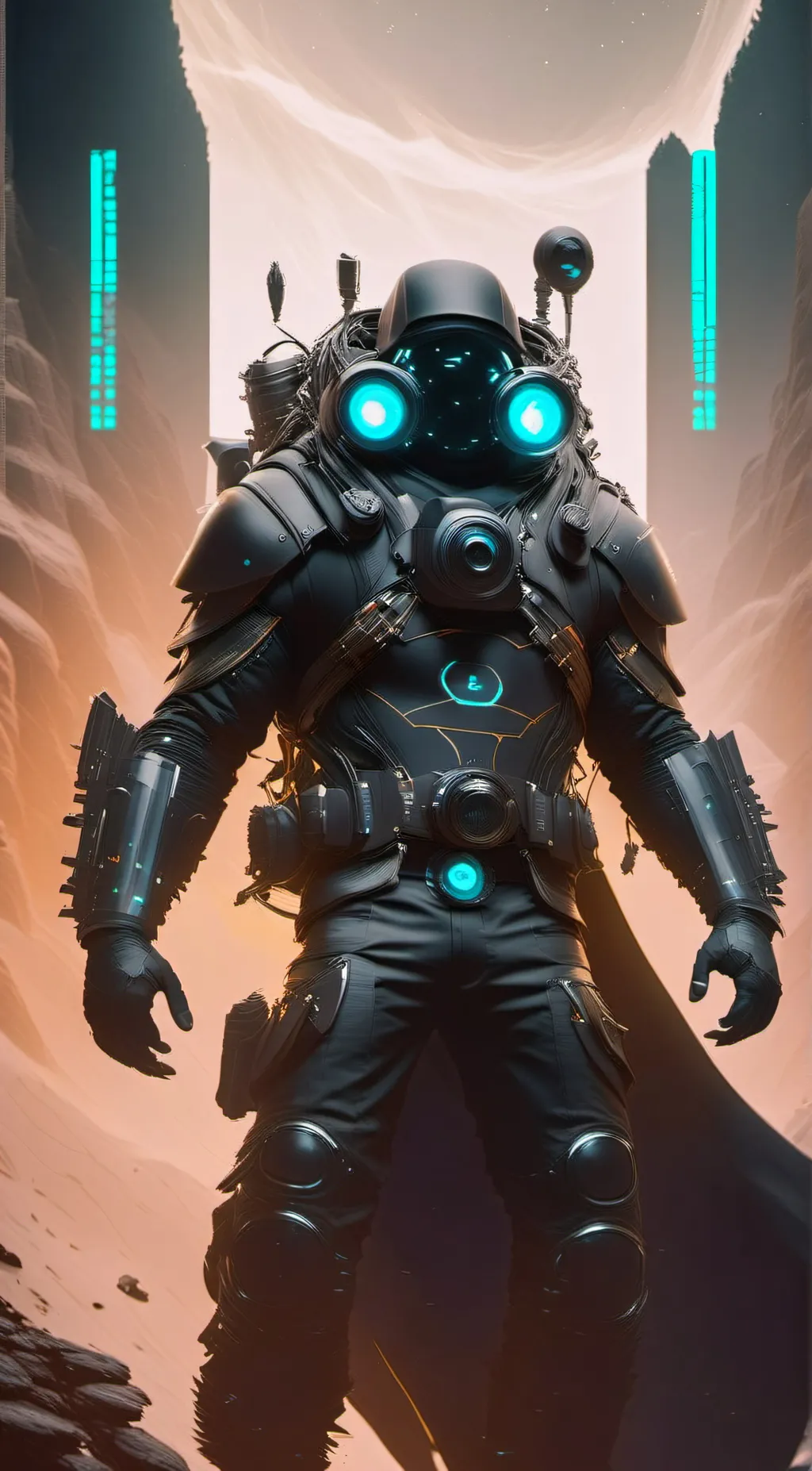 ai character: Astro CameraMan background