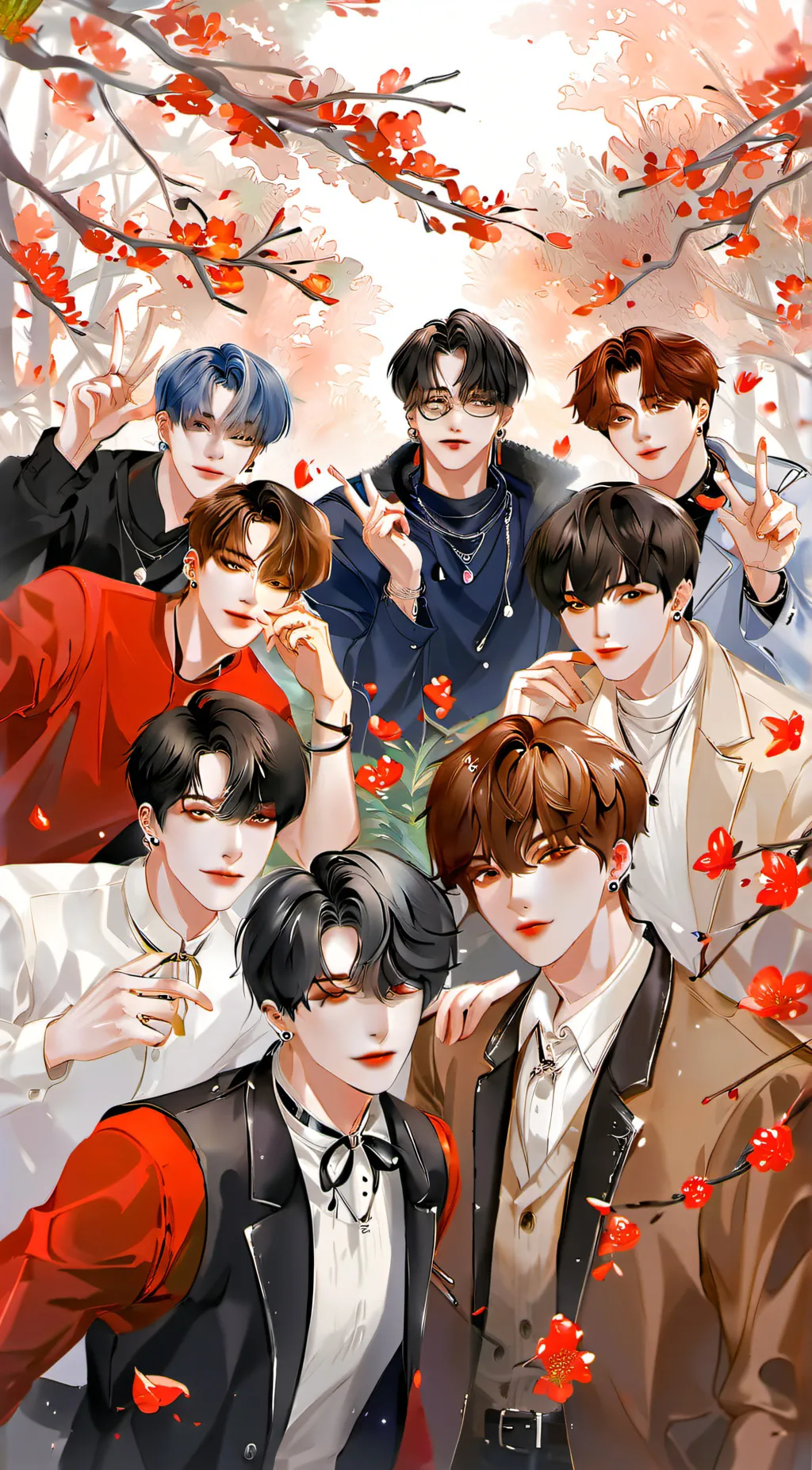 ai character: Ateez  background