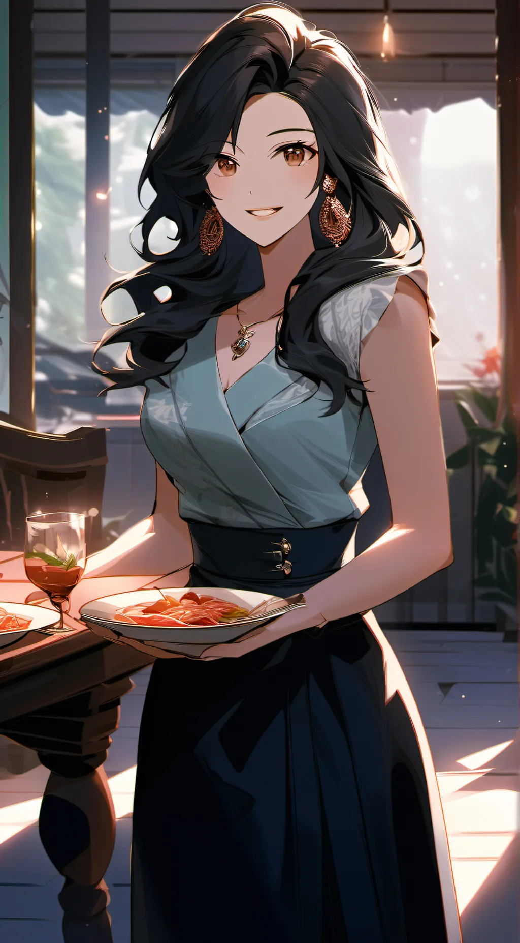 ai character: Sophia background