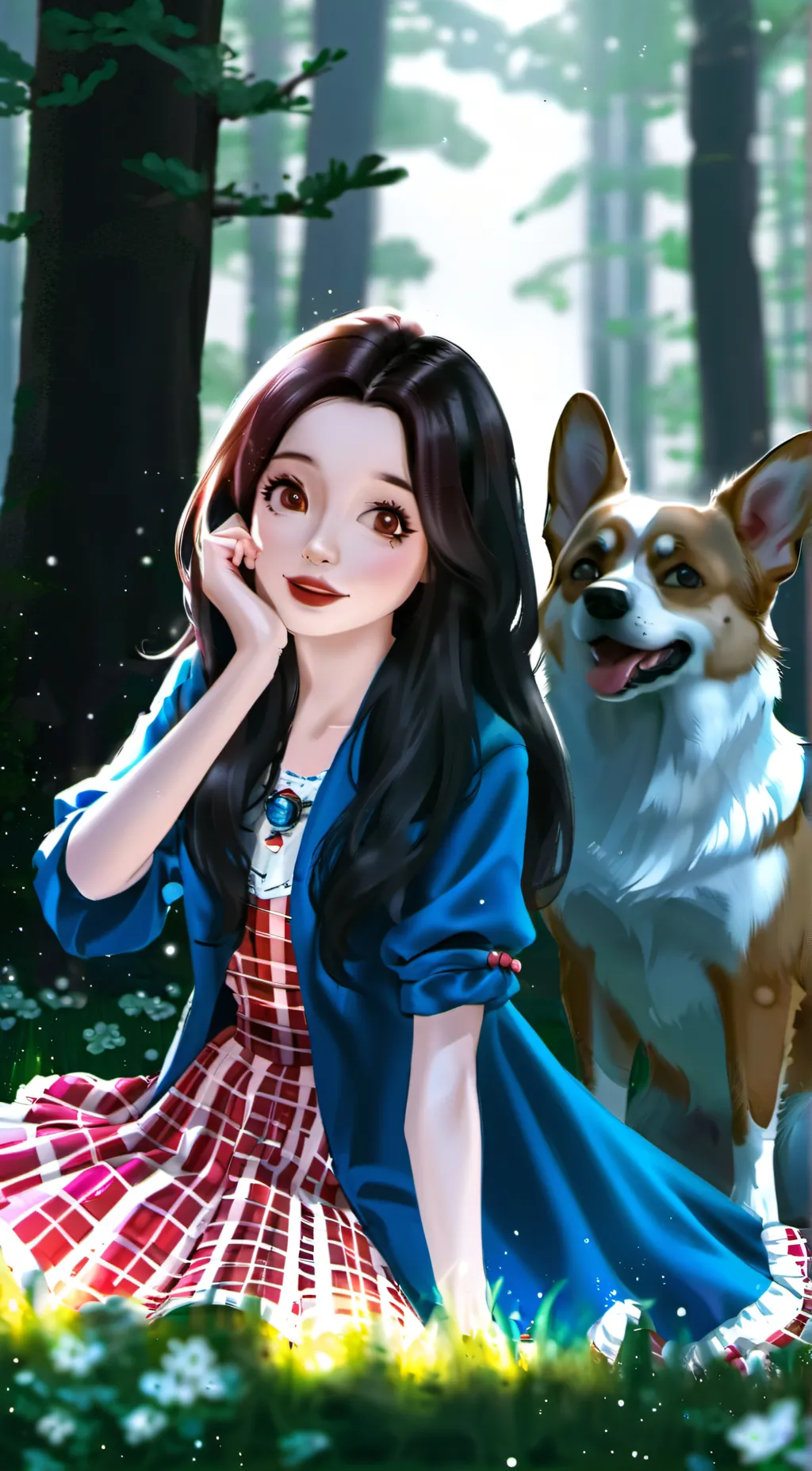 ai character: Felicity Austin background