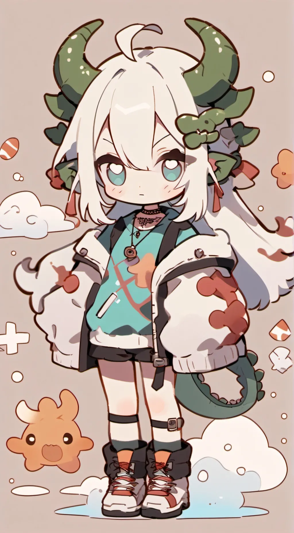 ai character: Smiling Critters  background