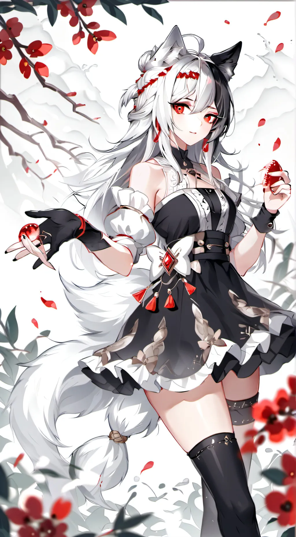 ai character: melody  background