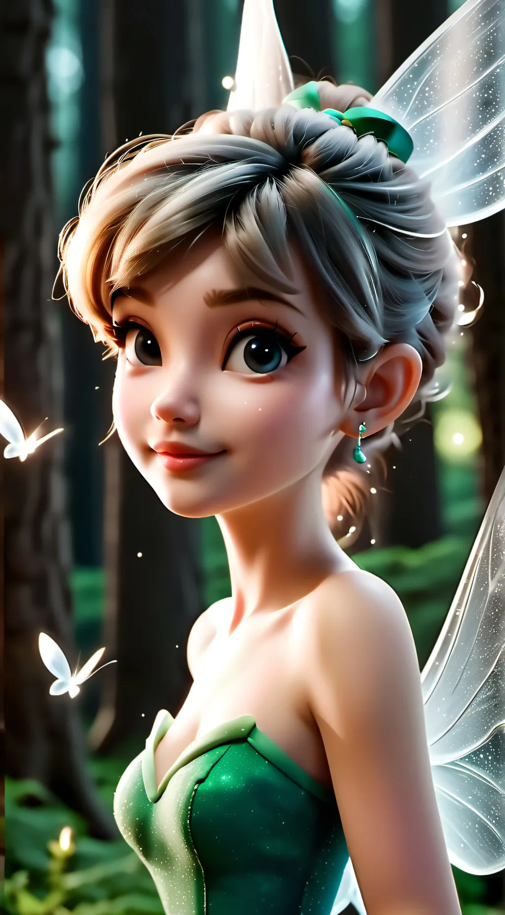 ai character: Tinkerbell background
