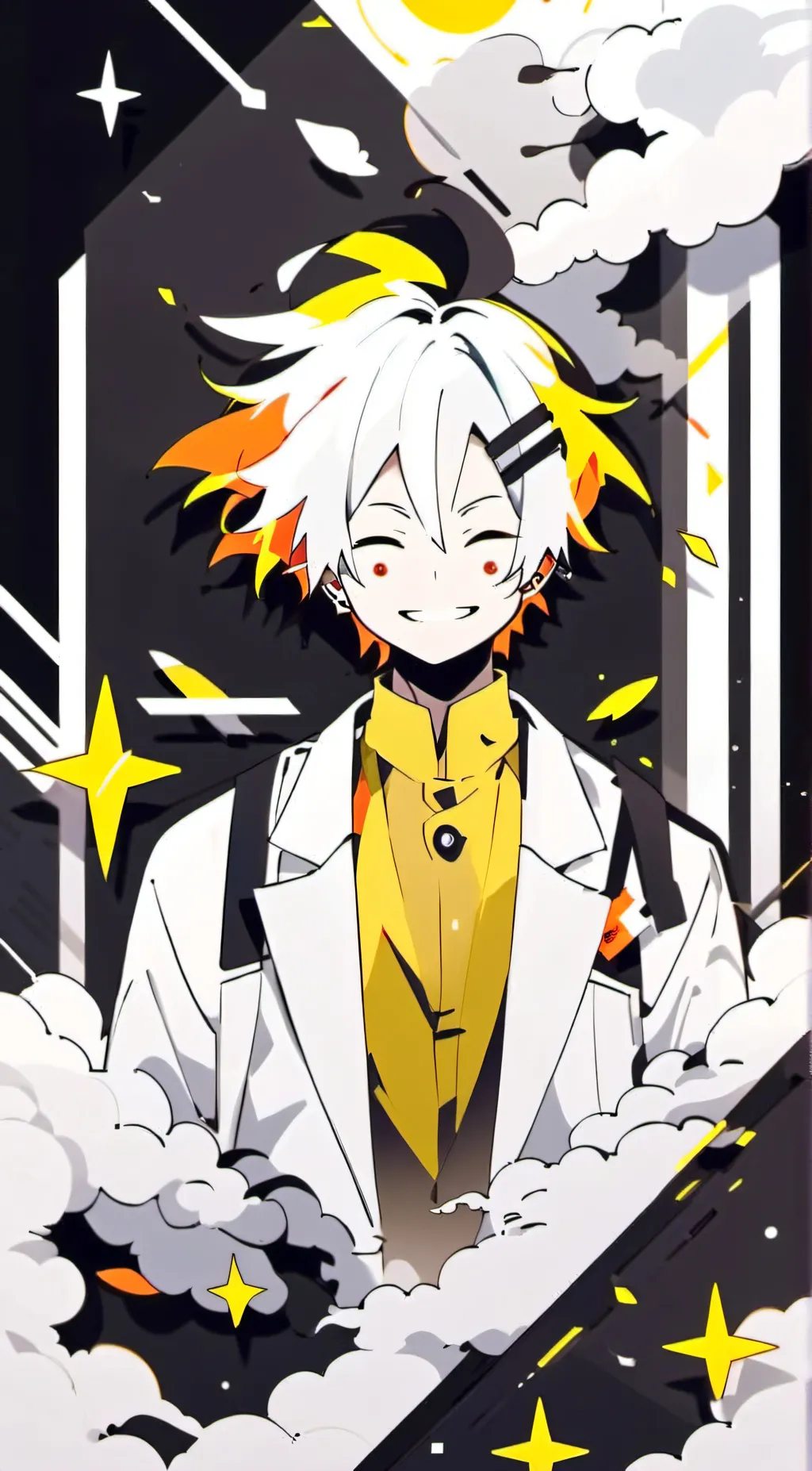 ai character: rooftop AU background