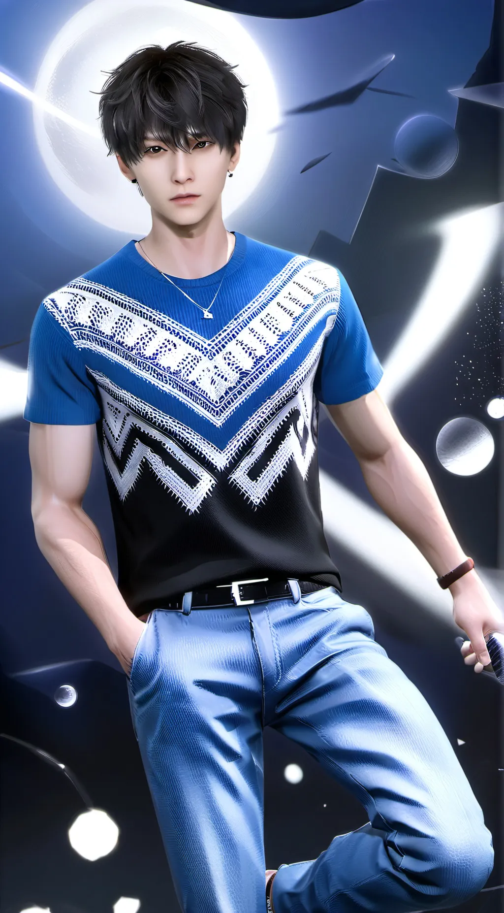 ai character: jungwon  background