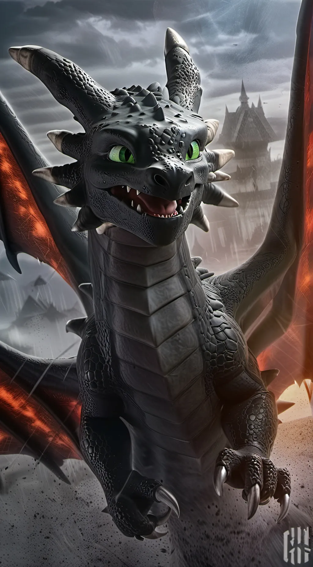 ai character: Toothless background