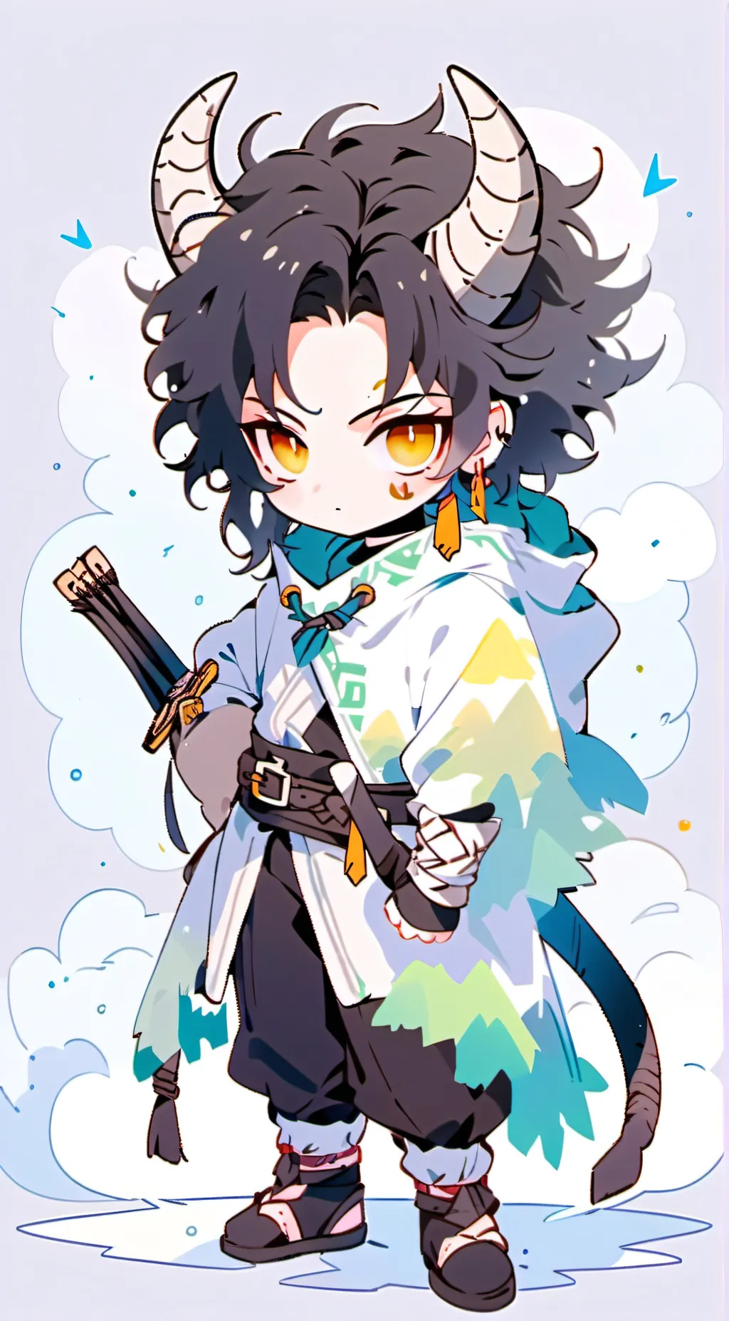 ai character: Luna background