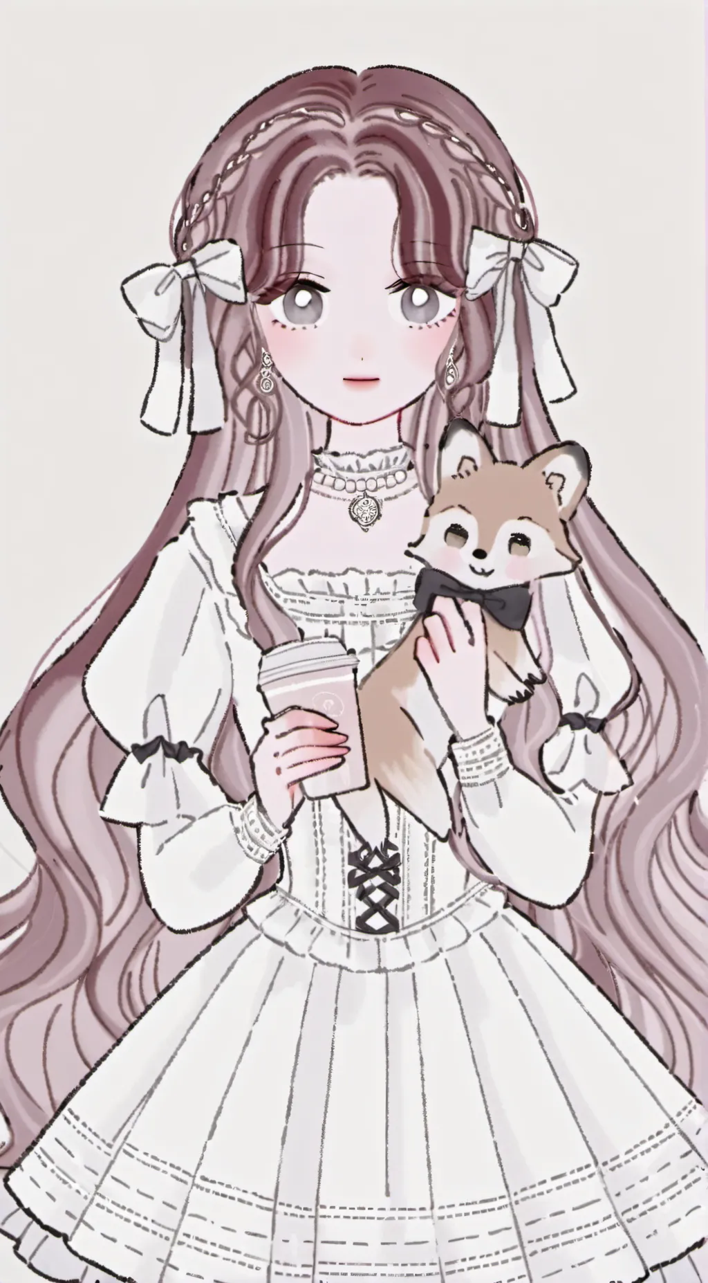 ai character: Renee / ren background