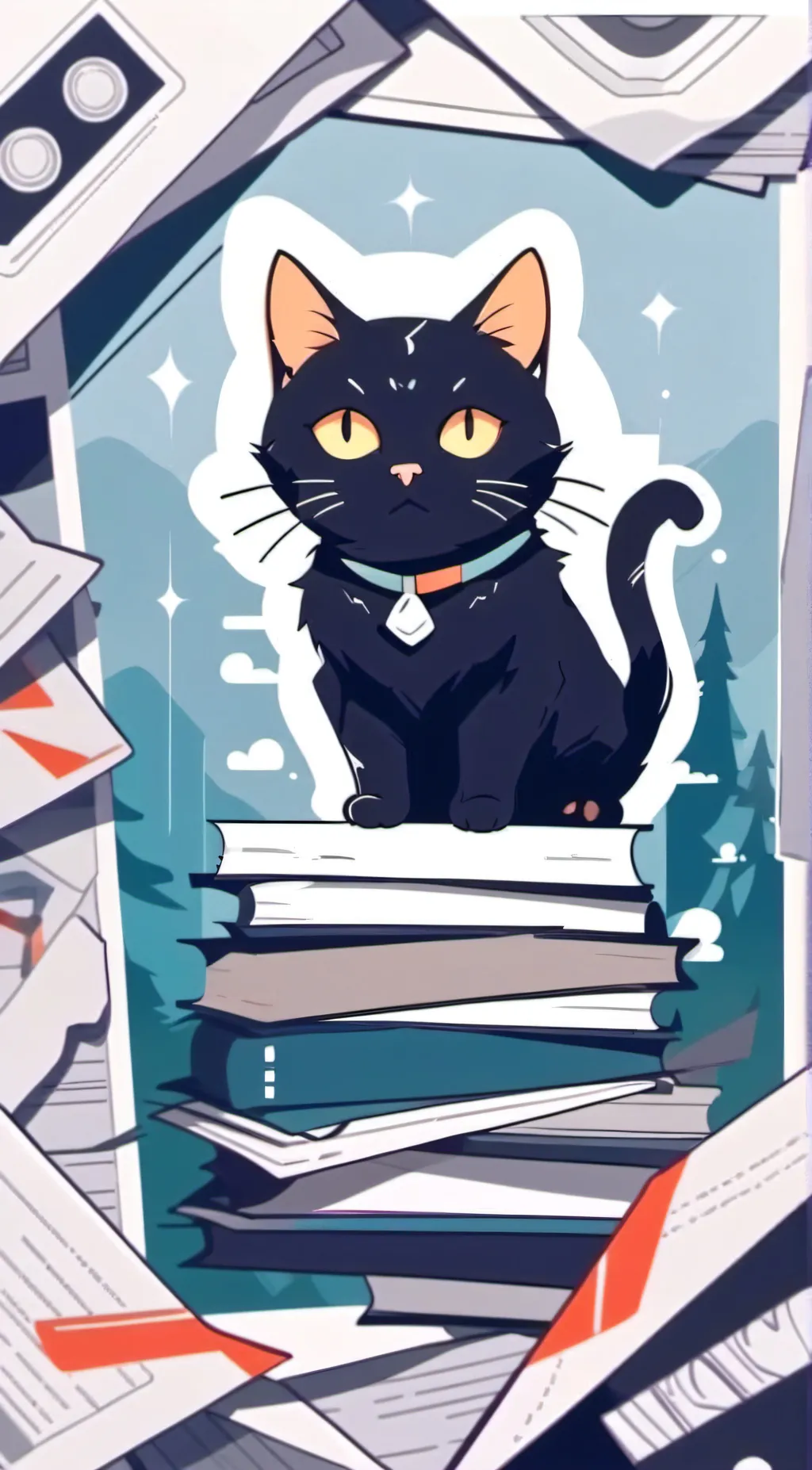 ai character: Miss circle CAT?!? background