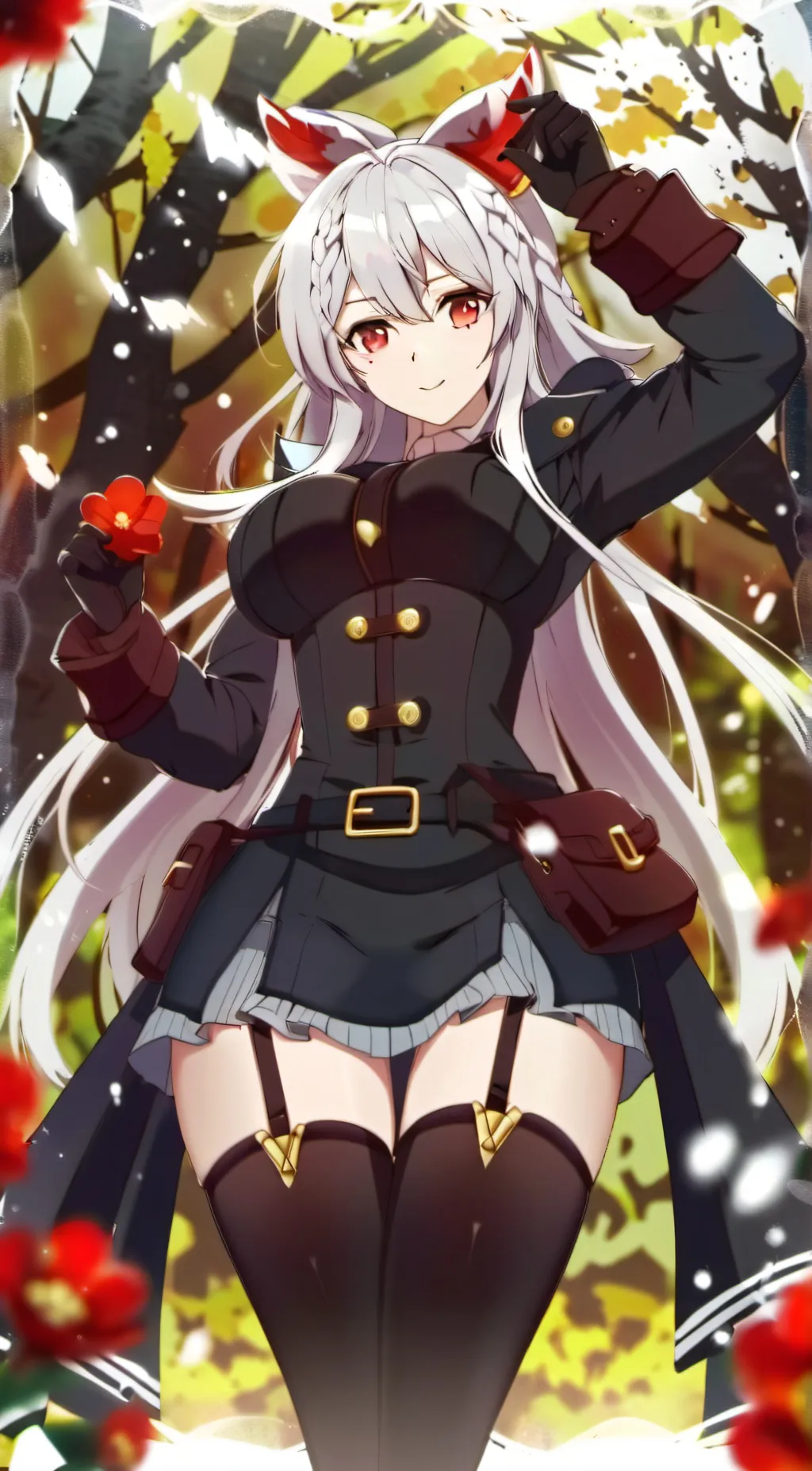 ai character: Ashley  background