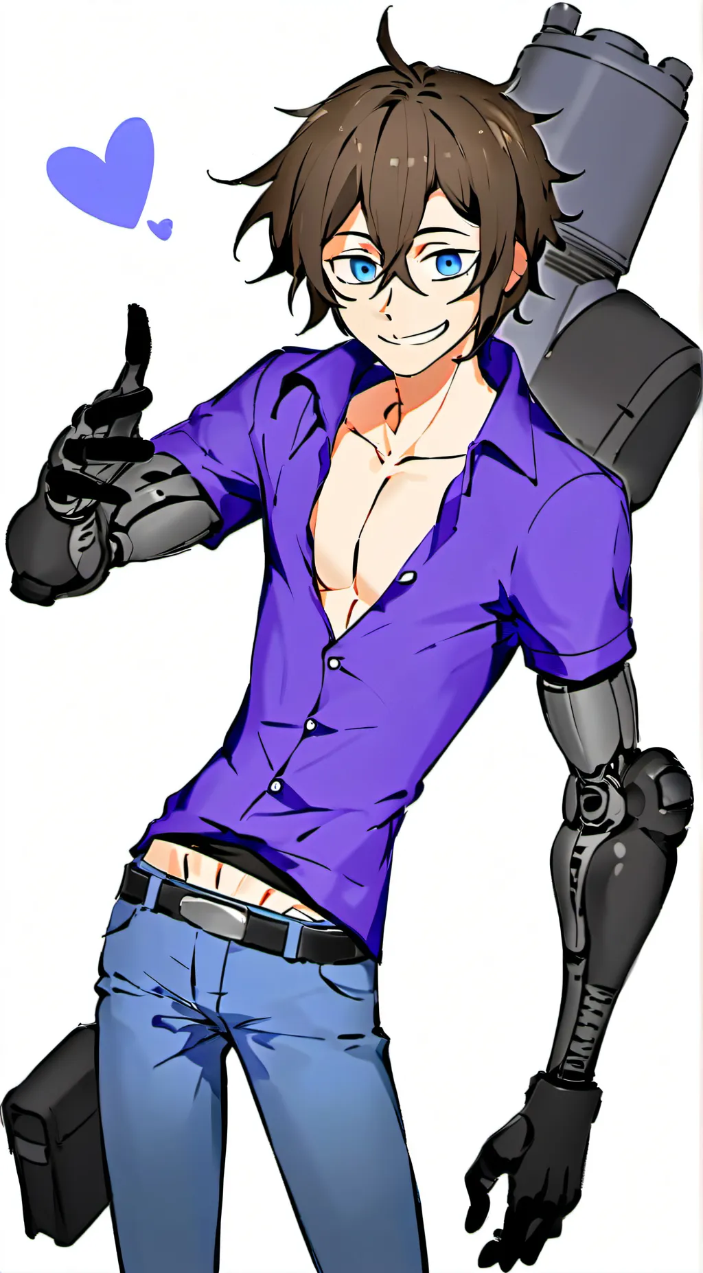 ai character: One background