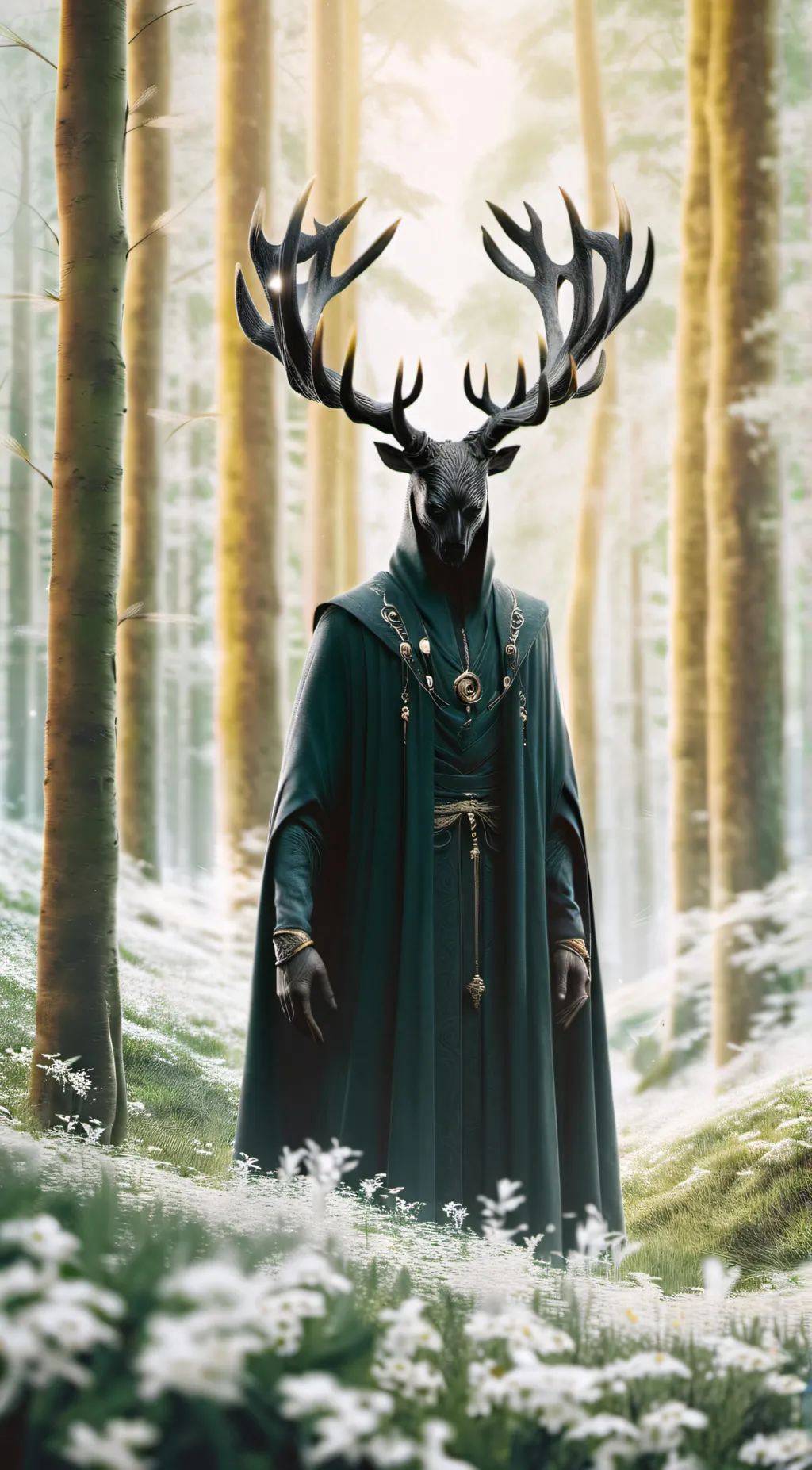 ai character: horn background