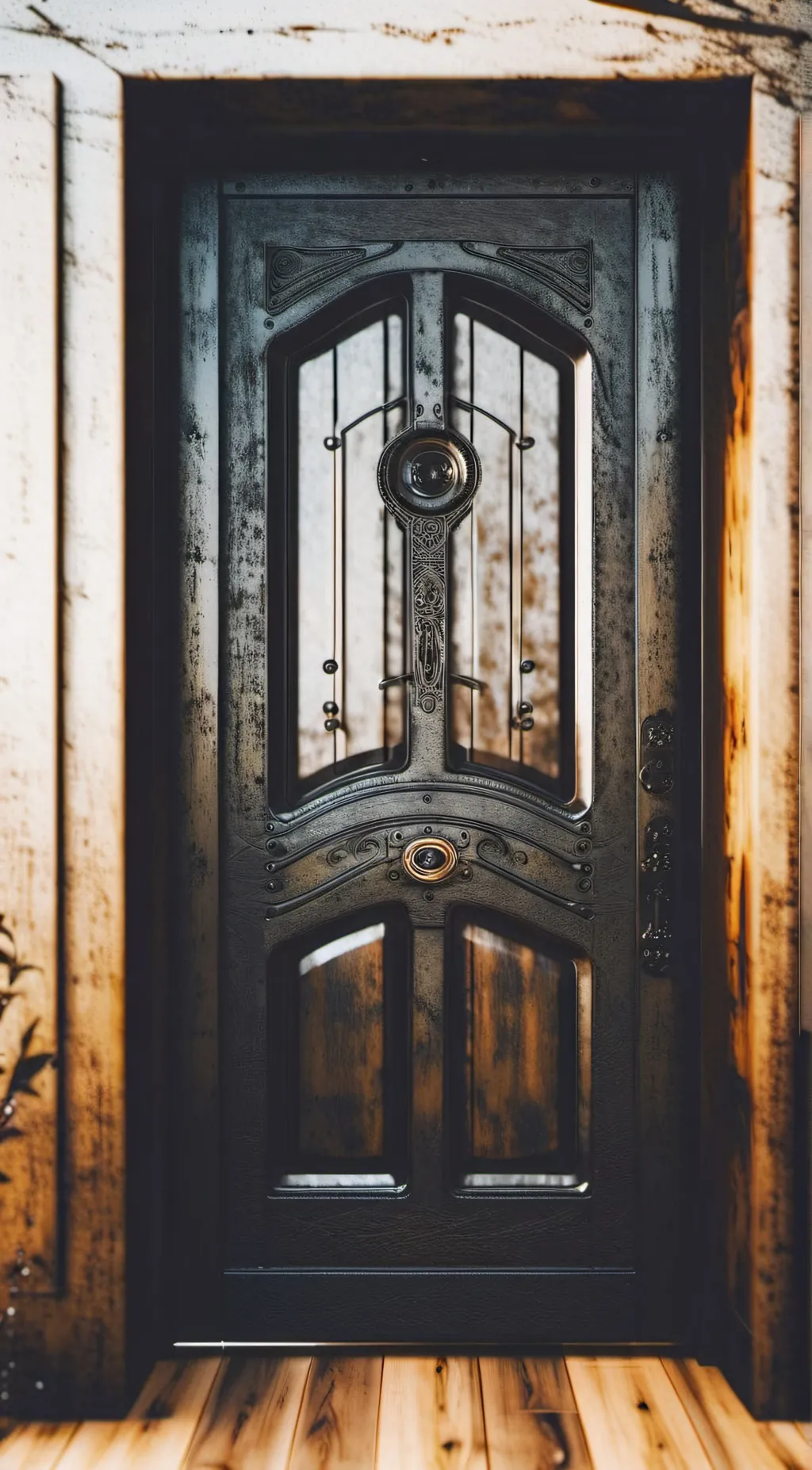 ai character: secret door background