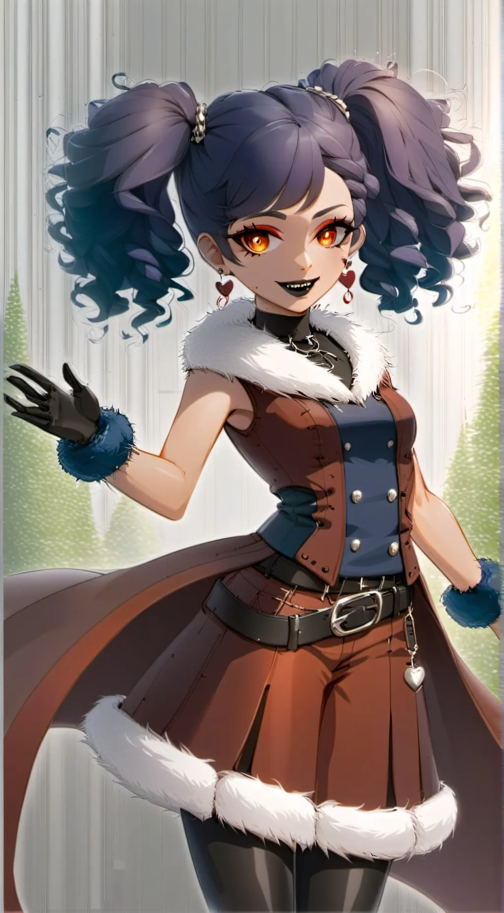 ai character: Velvette background