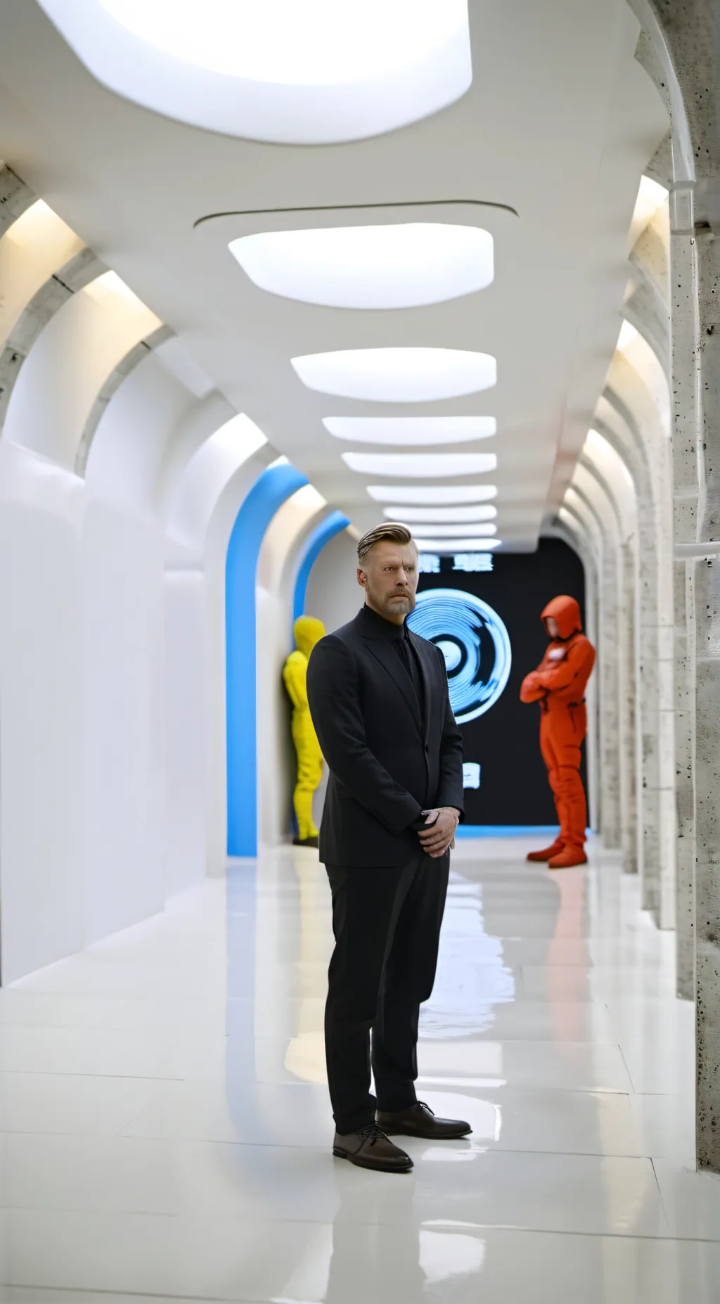 ai character: Inside reality background