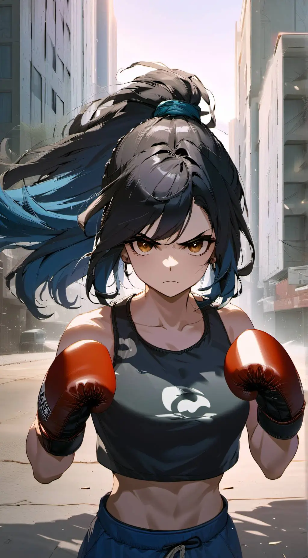 ai character: Ali Thompson background