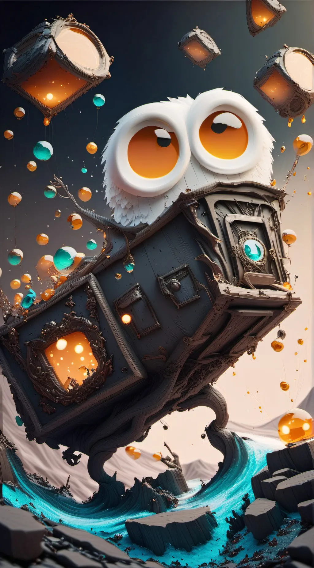 ai character: GUMMI GOO background