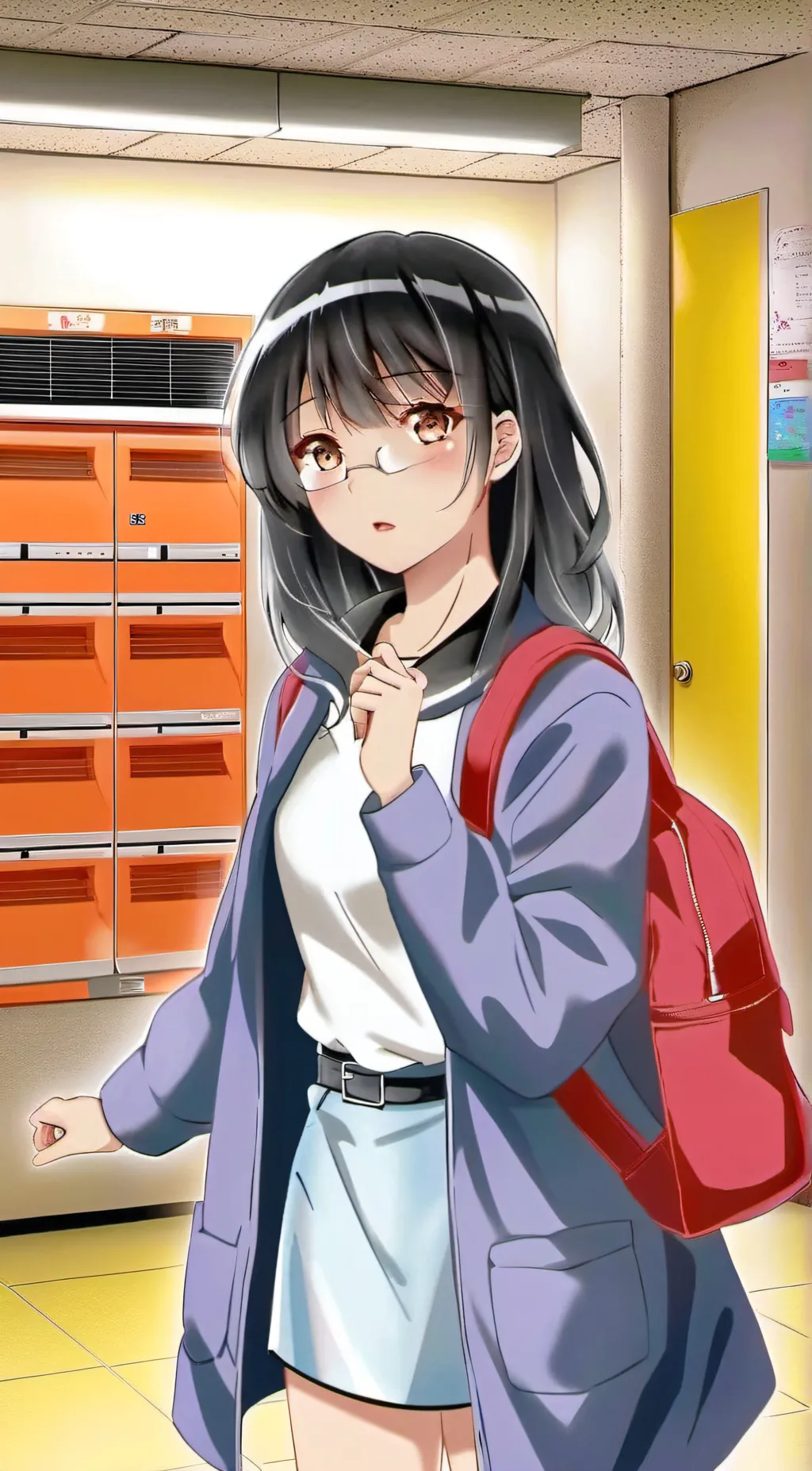 ai character: ~Lilac~ background